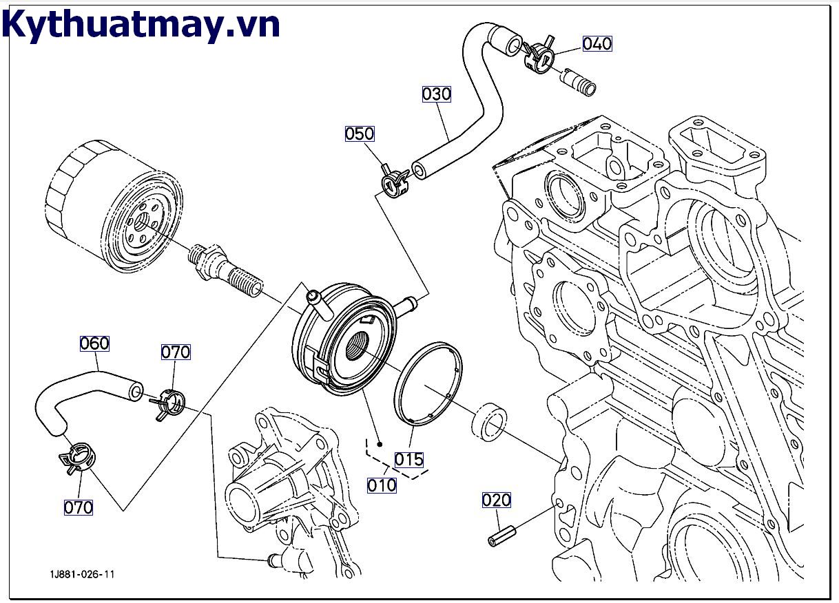 Bình giảm nhiệt dầu >=7EY0001